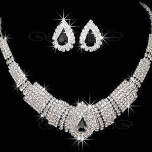 Crystal Rhinestone Fashion Wedding Jewelry Set!!